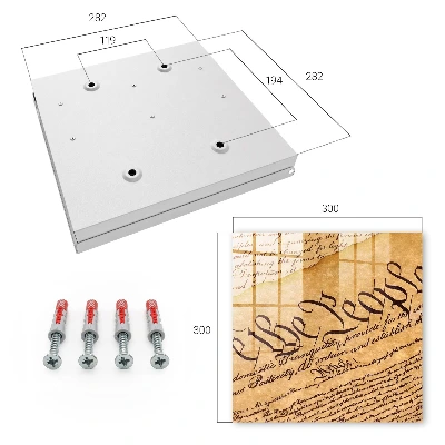 Old document Wall mounted key box