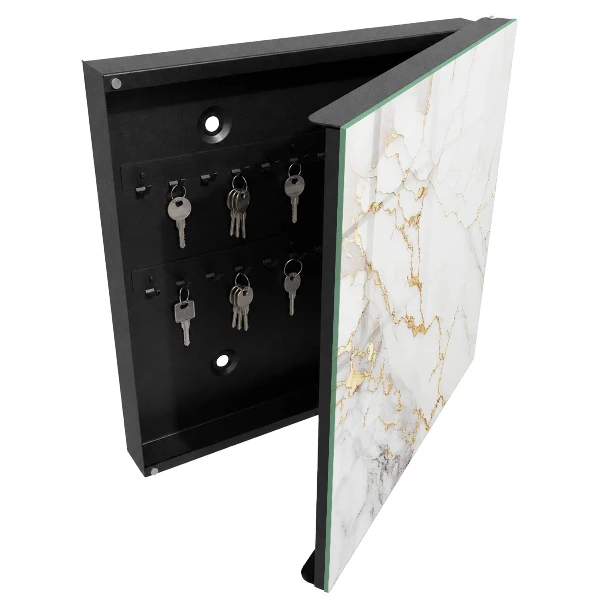 Beautiful marble pattern Key box for wall