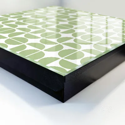 Green geometry Wall mounted key box