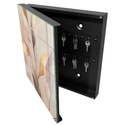 Pastel leaves Key cabinet