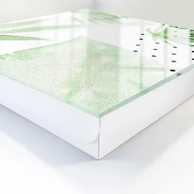 Green leaves Key box for wall