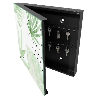 Green leaves Key box for wall