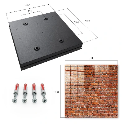 Brick wall Wall mounted key box