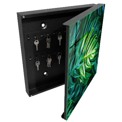 Green leaves Key box for wall