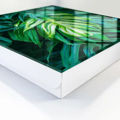 Green leaves Key box for wall
