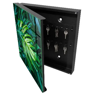 Green leaves Key box for wall