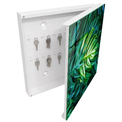 Green leaves Key box for wall