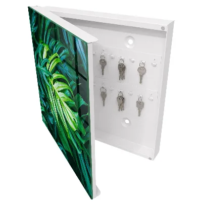 Green leaves Key box for wall