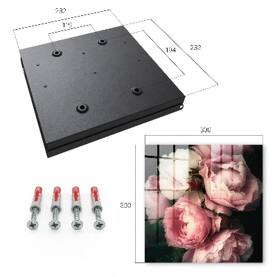 Floral charm Wall mounted key box