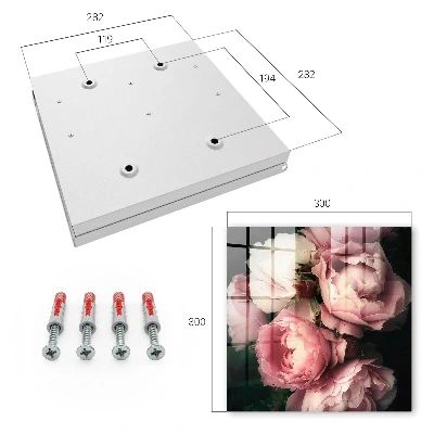 Floral charm Wall mounted key box