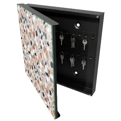 Stone mosaic Wall mounted key box