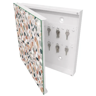 Stone mosaic Wall mounted key box