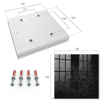 Classic ornament Key box for wall