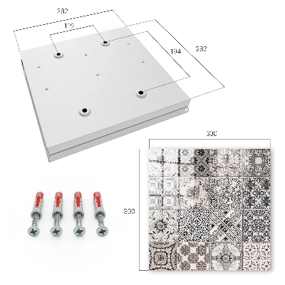 Stylish tiles Key cabinet