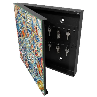 Colorful mosaic Key box for wall