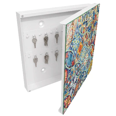 Colorful mosaic Key box for wall