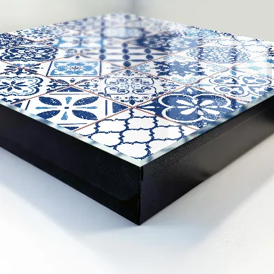 Blue tiles Wall mounted key box