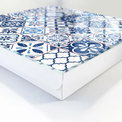 Blue tiles Wall mounted key box