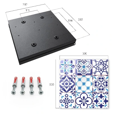 Geometric patterns Key cabinet