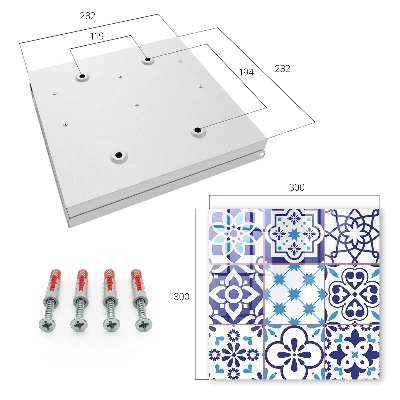 Geometric patterns Key cabinet