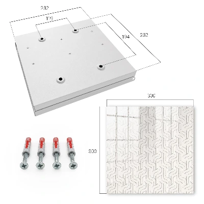 Geometric design Key box for wall