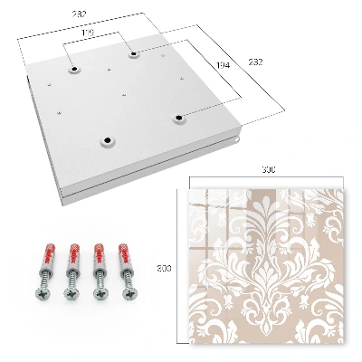 Elegant symmetry Wall mounted key box