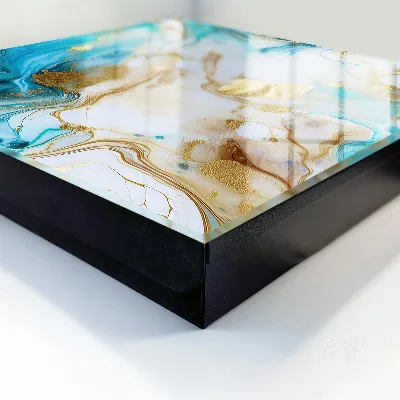 Turquoise patterns Key cabinet