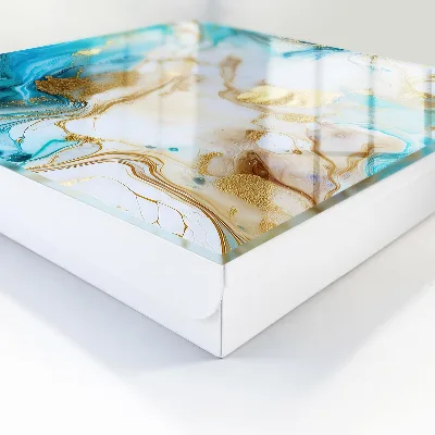 Turquoise patterns Key cabinet