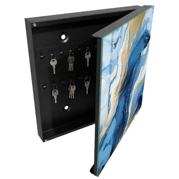 Colorful swirl Wall mounted key box