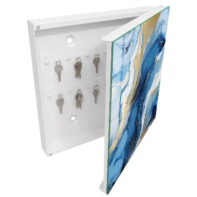 Colorful swirl Wall mounted key box