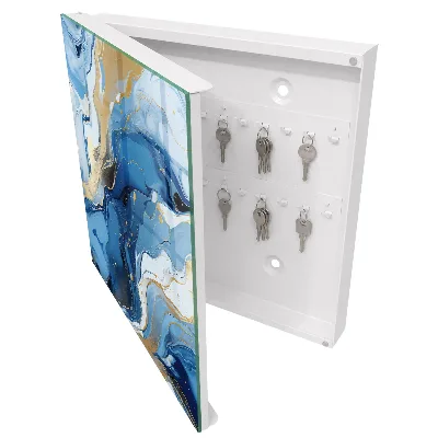 Colorful swirl Wall mounted key box