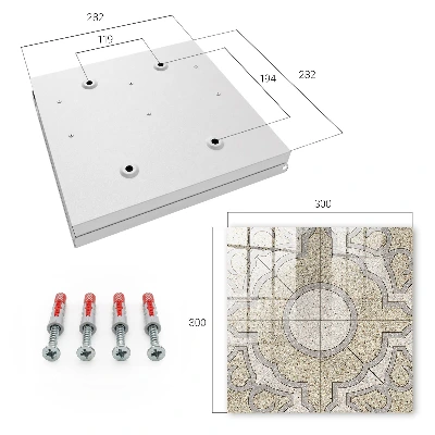 Elegant mosaic Key cabinet