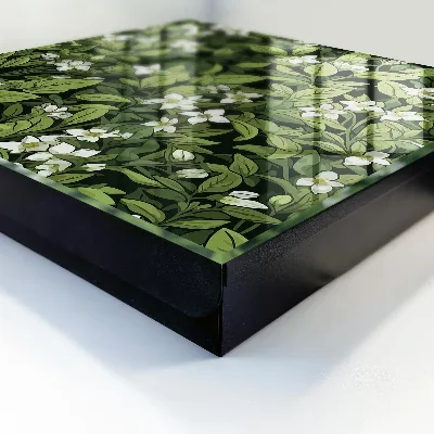 Plant motif Key box for wall