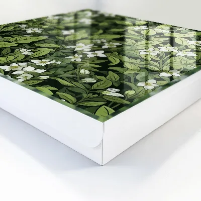 Plant motif Key box for wall