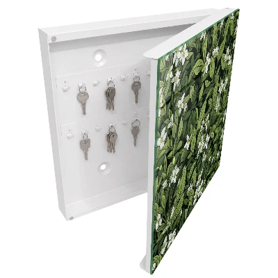 Plant motif Key box for wall