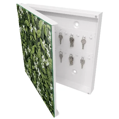 Plant motif Key box for wall