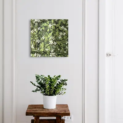 Plant motif Key box for wall