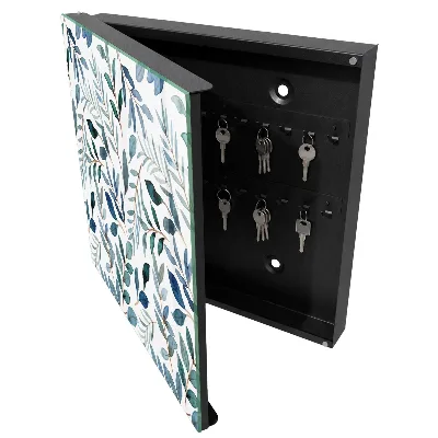 Botanical watercolors Key cabinet
