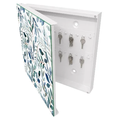 Botanical watercolors Key cabinet