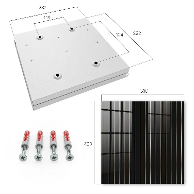 Subtle lines Key box for wall