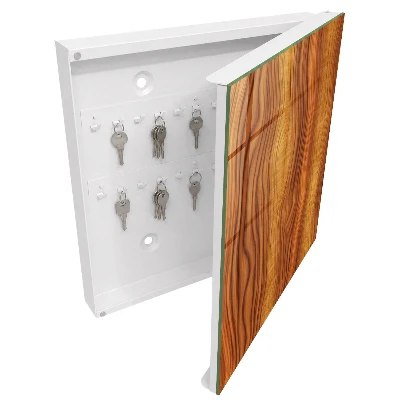 Wood waves Wall mounted key box