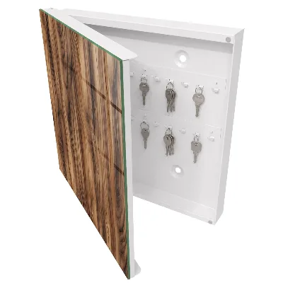 Wood texture Key cabinet