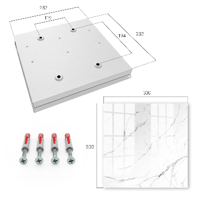 Marble texture Key box for wall