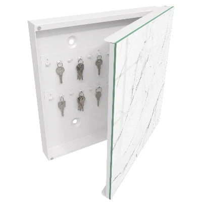 Marble texture Key box for wall