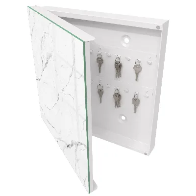Marble texture Key box for wall