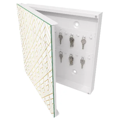 Stylish geometry Wall mounted key box