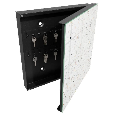 Light terrazzo Key cabinet