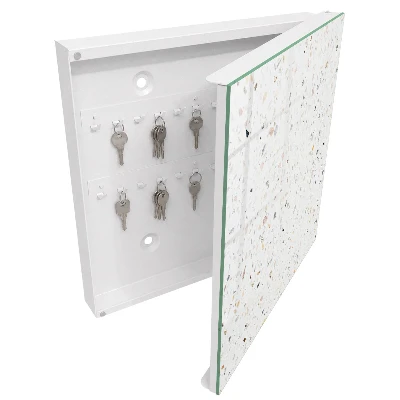 Light terrazzo Key cabinet