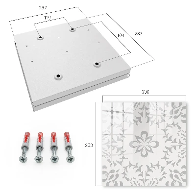 Elegant symmetry Key box for wall