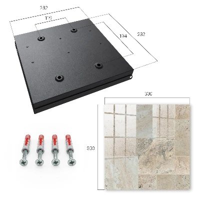 Marble tiles Key cabinet